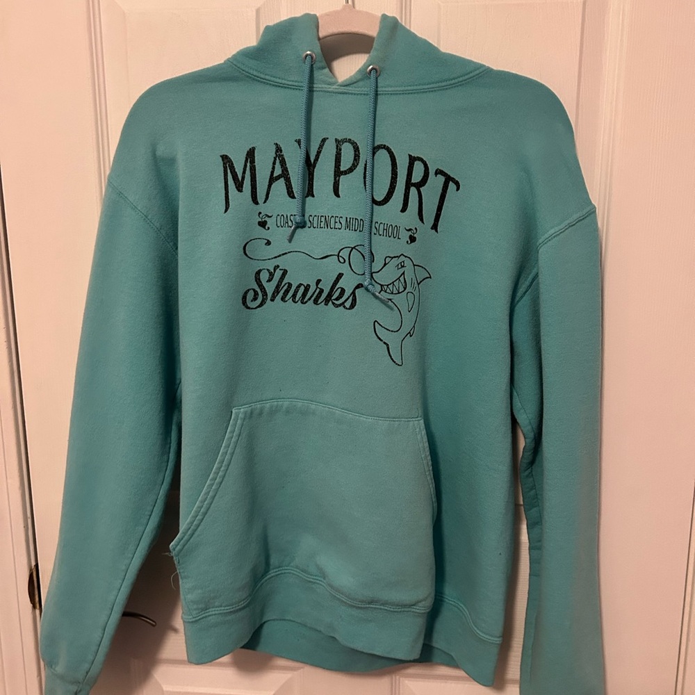 Aqua Mayport Coastal Sciences Middle School Sharks Hoodie